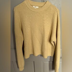 Bp. Nordstrom light yellow casual sweater size M
